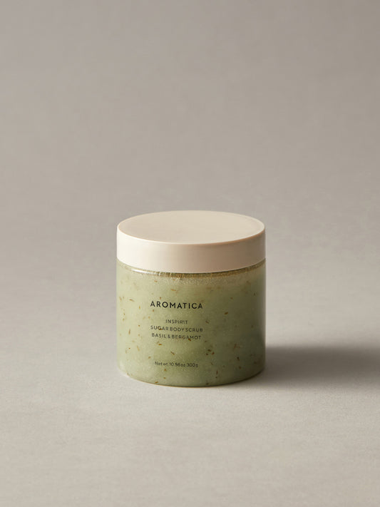 AROMATICA Inspirit Sugar Body Scrub Basil & Bergamot 300G
